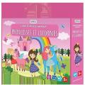 Princesses et licornes. Livre et puzzle. Ediz. illustrata