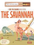 A free the colours brush book: The savannah. Ediz. illustrata. Con magical water-based brush