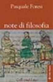 Note di filosofia