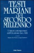 Testi mariani del secondo millennio. 7.Autori contemporanei dell'Occidente (sec. XX)