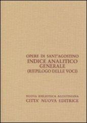 Indice analitico generale (riepilogo)