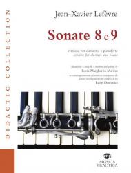 Sonate 8 e 9. Versione per clarinetto e pianoforte. Partitura e parte