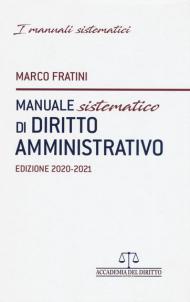 Manuale sistematico di diritto amministrativo