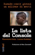 La lista del console. Ruanda: cento giorni un milione di morti