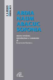 Abdia, Naum, Abacuc, Sofonia