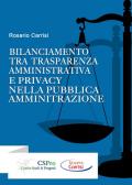 Bilanciamento tra trasparenza amministrativa e privacy nella pubblica amministrazione