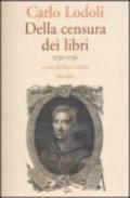 Della censura dei libri. 1730-1736