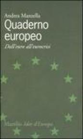 Quaderno europeo. Dall'euro all'eurocrisi