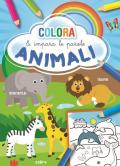 Animali. Colora e impara le parole. Ediz. illustrata