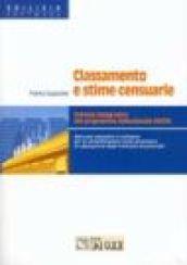 Classamento e stime censuarie. Con CD-ROM