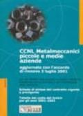 CCNL Metalmeccanici piccole e medie aziende