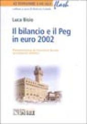 Il bilancio e il Peg in euro 2002