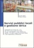 Servizi pubblici locali e gestione idrica