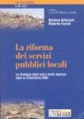 La riforma dei servizi pubblici locali