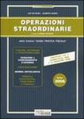 Operazioni straordinarie
