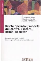 Rischi operativi, modelli dei controlli interni, organi societari