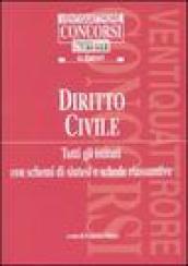 Diritto civile. Tutti gli istituti con schemi di sintesi e schede riassuntive