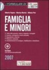 Famiglia e minori. Con CD-ROM