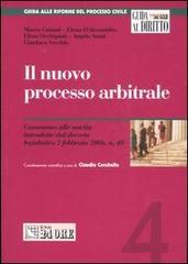 Il nuovo processo arbitrale