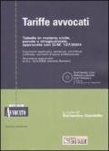 Tariffe avvocati. Con CD-ROM