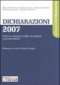 Dichiarazioni 2007. Tutte le novità per reddito di impresa e persone fisiche