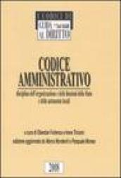Codice amministrativo. Disciplina dell'organizzazione e delle funzioni dello Stato e delle autonomie locali