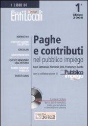 Paghe e contributi nel pubblico impiego. Con CD-ROM