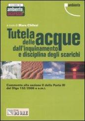 Tutela delle acque dall'inquinamento e disciplina degli scarichi