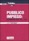 Pubblico impiego. Le novità del D.L. 112