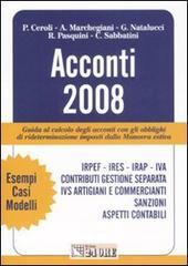 Acconti 2008