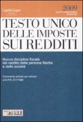 Testo Unico delle imposte sui redditi. Nuova disciplina fiscale del reddito delle persone fisiche e delle società