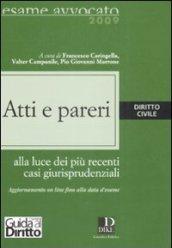 Atti e pareri. Diritto civile