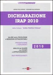 Dichiarazione Irap 2010