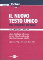 Il nuovo testo unico sul pubblico impiego