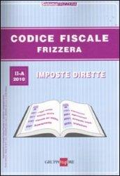 Codice fiscale Frizzera. 2.Imposte dirette