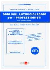 Obblighi antiriciclaggio per i professionisti