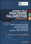 Manuale delle procedure fallimentari. Formulario. Con CD-ROM