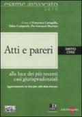 Atti e pareri. Diritto civile