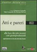 Atti e pareri. Diritto penale