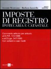 Imposte di registro ipotecaria e catastale