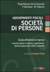 Adempimenti fiscali. Società di persone