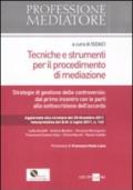 Tecniche e strumenti per il procedimento di mediazione