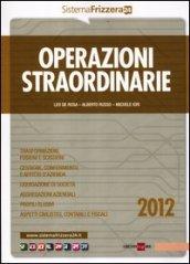 Operazioni straordinarie