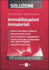 Immobilizzazioni immateriali. Soluzioni 2012. Con CD-ROM