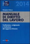 Manuale di diritto del lavoro. Costituzione, svolgimento e risoluzione del rapporto di lavoro