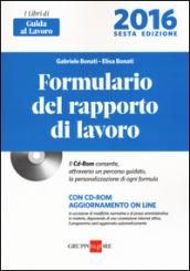 Formulario del rapporto di lavoro . Con CD-ROM