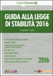 Guida alla legge di stabilità 2016