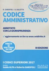 Codice amministrativo. Annotato con la giurisprudenza. Con aggiornamento online