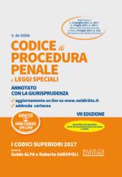 Codice di procedura penale e leggi speciali. Annotato con la giurisprudenza