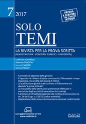 Solo temi. La rivista per la prova scritta (magistratura-concorsi pubblici-università) (2017). Con Contenuto digitale (fornito elettronicamente)